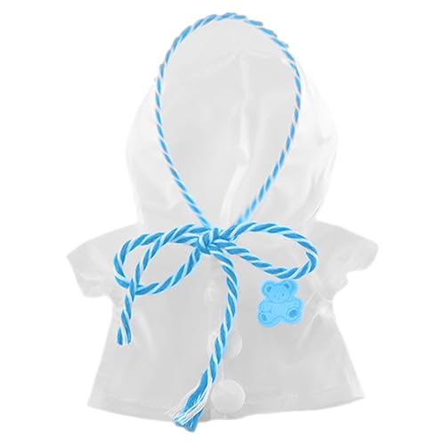Regenmantel für Puppenzubehör für 17 cm große Puppen, geeignet für Sammler und als DIY Basteln Für Erwachsene Masse (B, One Size) von Generisch