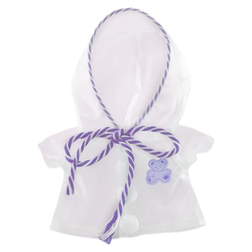 Regenmantel für Puppenzubehör für 17 cm große Puppen, geeignet für Sammler und als DIY Basteln Für Erwachsene Masse (C, One Size) von Generisch