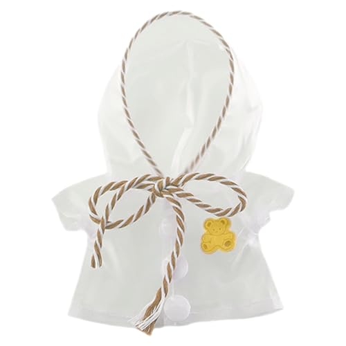 Regenmantel für Puppenzubehör für 17 cm große Puppen, geeignet für Sammler und als DIY Basteln Für Erwachsene Masse (D, One Size) von Generisch