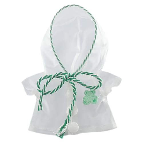 Regenmantel für Puppenzubehör für 17 cm große Puppen, geeignet für Sammler und als DIY Basteln Für Erwachsene Masse (F, One Size) von Generisch