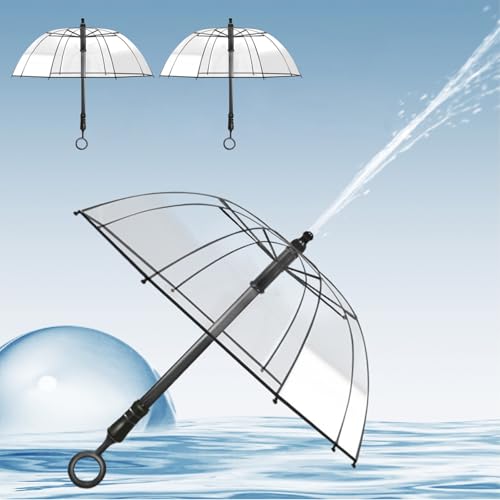 Regenschirm Wasserpistole, Regenschirm Mit Wasserpistole, Regenschirm Als Wasserpistole, Umbrella Water Gun, Transparente Wasserspielzeug Geeignet FüR Wasserschlachten Im Freien Im Sommer (2 Stück) von Generisch