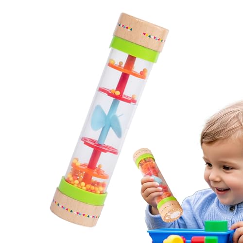 Regenstick -Musikinstrument, Regenstickinstrument - Regenstab Rasselröhre,Sensorisches musikalisches Lernspielzeug für Babys & Kinder Klassenzimmer im Vorschule Osterreisen Regenstick -Musikinstrument, Regenstickinstrument - Regenstab Rasselröhre,Sensorisches musikalisches Lernspielzeug für Babys & Kinder Klassenzimmer im Vorschule Osterreisen von Generisch