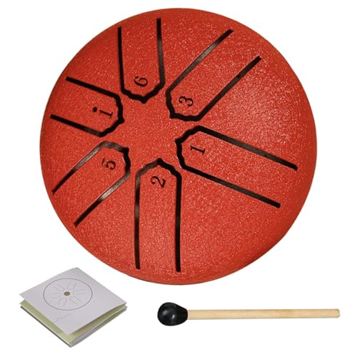 Regentrommel für Kinder - Zungentrommel aus Stahl für Entspannung und Fantasie - Ideal für Bühnenauftritte, 3-Zoll-Garten-Musikinstrument für junge Musikliebhaber Regentrommel für Kinder - Zungentrommel aus Stahl für Entspannung und Fantasie - Ideal für Bühnenauftritte, 3-Zoll-Garten-Musikinstrument für junge Musikliebhaber von Generisch