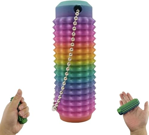 Regularlyk Portable Vibrant Colors Stim Tool – Sensory Motor Aids and Fidget Stim Tools for Adults, Compact and Calming Portable Stim Tool for Focus, Stress Relief, and Daily Sensory Needs (Type A) von Generisch
