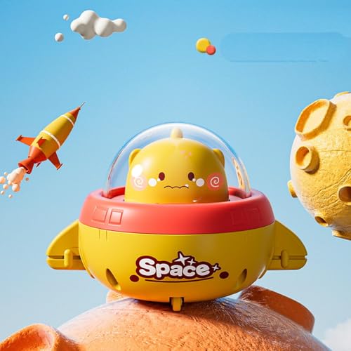 Reibungsgetriebenes Kinder Auto - Drücken, Gehen, Zurück, Weiter - Baby Pädagogisches Spielzeug - Tier Auto für Kle von Generisch