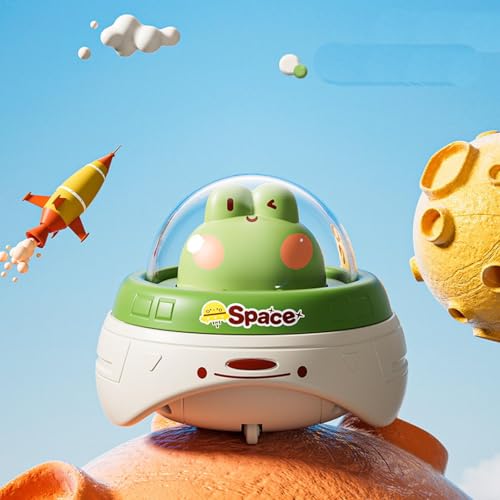 Reibungsgetriebenes Kinder Auto - Drücken, Gehen, Zurück, Weiter - Baby Pädagogisches Spielzeug - Tier Auto für Kle von Generisch