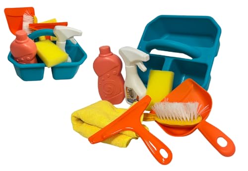 Reinigungsset für Kinder Spielzeug Reinigungskorb Haus Spielzeug mit Schaufel Bürste Schwamm Geschirrtuch Fensterwischer und Zubehör Bürste und Schaufel Spielzeug Reinigungsset für Kinder Reinigungsset für Kinder Spielzeug Reinigungskorb Haus Spielzeug mit Schaufel Bürste Schwamm Geschirrtuch Fensterwischer und Zubehör Bürste und Schaufel Spielzeug Reinigungsset für Kinder von Generisch