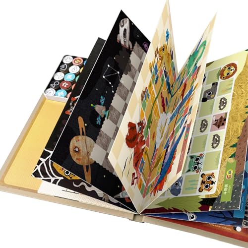 Reiseschach -Set, 12,2 Zoll klassisches tragbares Schachbrett für strategisches Spiel, kompaktes familienfreundliches Spiel mit faltbaren Stücken, Aufbewahrungskoffer für Kinder, Erwachsene, von Generisch