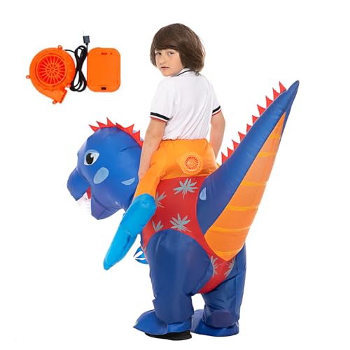 Reitdinosaurier Aufblasbares Kostüm Reiten Sie Auf Aufblasbaren Kostümen Zum Aufblasen Von Dinosauriern,Blow Up Kostümzubehör Party Requisiten Für Halloween Geburtstag Hochzeit Karneval von Generisch