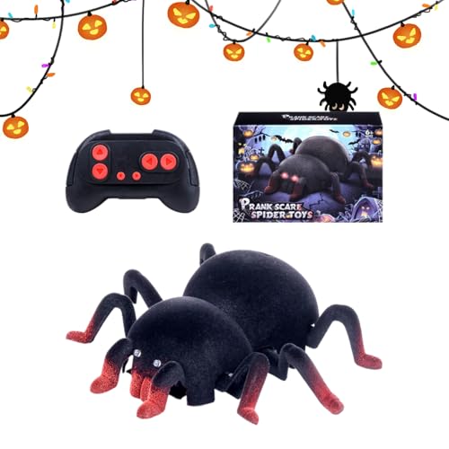 Remote Control Spider, RC Spider Prank Toy, Electronic ABS Toy with Moving Legs for Kids Ages 6+, Perfect for Outdoor Indoor Fun, Backyard Birthday Party, Holiday Entertainment, 22cm von Generisch