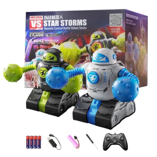 Remote Fighting Robots Set 2, RC Ejecting Battle Bots with Adjustable Electronic Sound Fun Battle & Robot Light, Remote Fighting Robots Set 2, RC Ejecting Battle Bots with Adjustable Electronic Sound Fun Battle & Robot Light, von Generisch