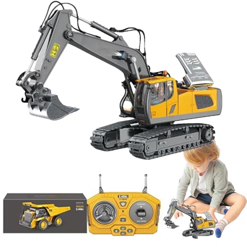 Remote-Muldenkipper, RC-Muldenkipper | RC-Konstruktionsspielzeugfahrzeuge mit Lichtern für Kinder ab 6 Jahren,Batteriebetriebene RC-Konstruktionsspielzeugfahrzeuge mit Licht/Geräuschen zum Spielen im Remote-Muldenkipper, RC-Muldenkipper | RC-Konstruktionsspielzeugfahrzeuge mit Lichtern für Kinder ab 6 Jahren,Batteriebetriebene RC-Konstruktionsspielzeugfahrzeuge mit Licht/Geräuschen zum Spielen im von Generisch