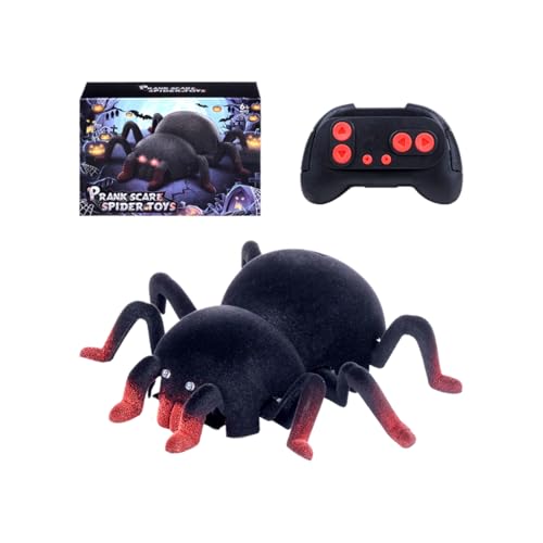 Remote Spider, Rc Spider Prank Toy with Moving Legs, Realistic Crawling Action, Electronic Plaything for Kids, Age 6+, Indoor, Outdoor, Fun, Halloween, Party, 8.66 Inches von Generisch