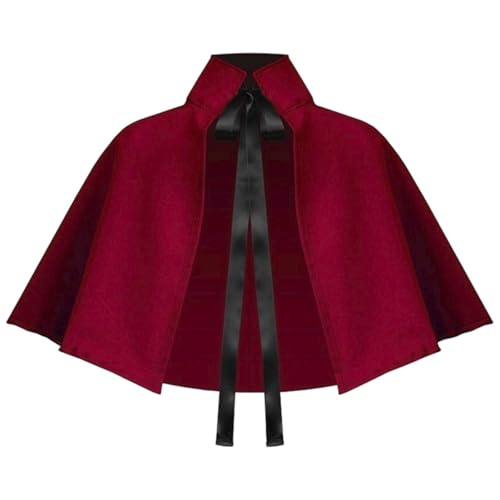 Renaissance Kapuzenumhang, Unisex, leicht, Kapuzenumhang, Rollenspiel, Bühnenkostüm, Gothic, Steampunk, Performance-Kleidung von Generisch