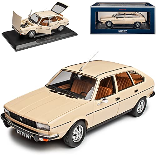 Renautl 20 TS Limousine Beige 1975-1984 1/18 Norev Modell Auto von Generisch