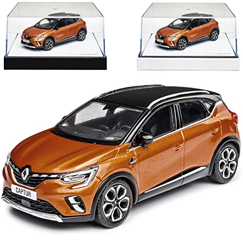 Renautl Captur II Orange mit Dach in Schwarz 2. Generation Ab 2020 1/43 Norev Modell Auto von Generisch