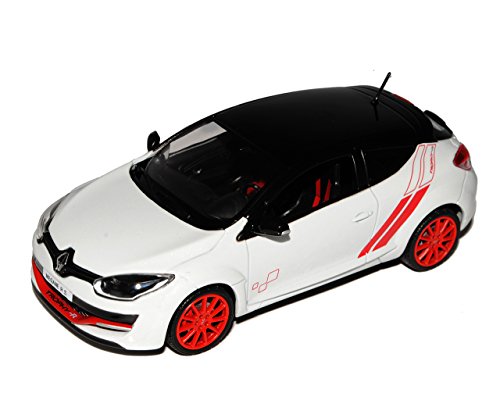 Renautl Megane III RS Trophy Nürburgring Weiss 3 Türer Ab Facelift 2014 1/43 Norev Modell Auto von Generisch