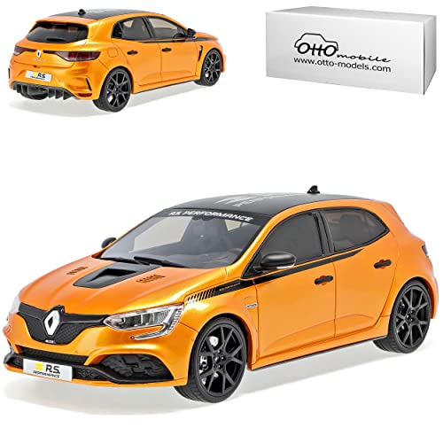 Renautl Megane RS IV Performance Kit Orange 5 Türer Version Ab 2017 4. Generation Ab 2015 1/18 Otto Modell Auto von Generisch