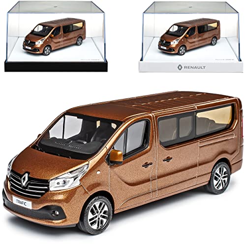 Renautl Trafic III Personen Transporter Braun 3. Generation Ab 2014 1/43 Norev Modell Auto von Generisch