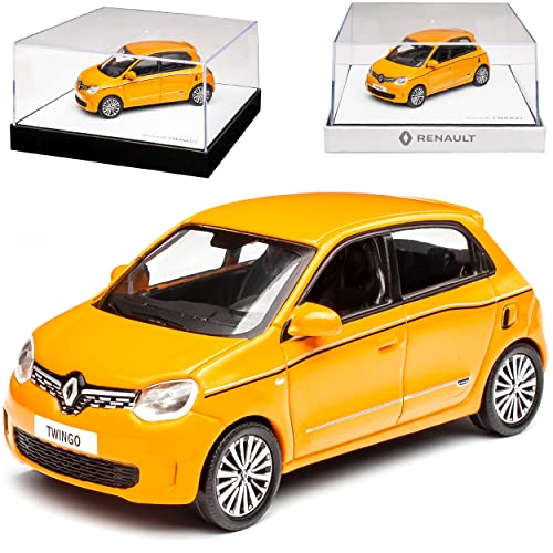 Renautl Twingo III Gelb 5 Türer 3. Generation Ab 2014 Version Ab Facelift 2019 1/43 Norev Modell Auto von Generisch