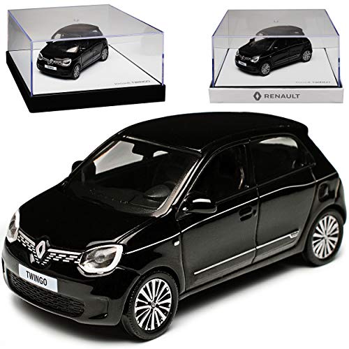 Renautl Twingo III Schwarz 5 Türer 3. Generation Ab 2014 Version Ab Facelift 2019 1/43 Norev Modell Auto von Generisch
