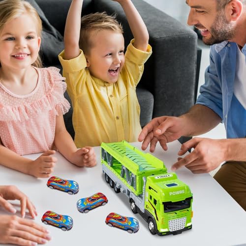Rennstrecke Für Ejektionskräfte - Trägerwagen Mit 8 Autos Faltbarer Ejektionsrennstrecke | Lagers LKW -Spielzeug | Doppelschichtes Metalltransporterspielzeug Geeignet Für Kinder Mädchen Geburts Rennstrecke Für Ejektionskräfte - Trägerwagen Mit 8 Autos Faltbarer Ejektionsrennstrecke | Lagers LKW -Spielzeug | Doppelschichtes Metalltransporterspielzeug Geeignet Für Kinder Mädchen Geburts von Generisch
