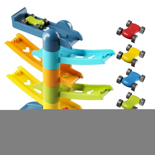 Rennstrecke für Kleinkinder - Fahrzeug Spielzeug Set - Interaktives Spielset Fördert Motorik Lernspielzeug Ab 3 Jahre Rennstrecke für Kleinkinder - Fahrzeug Spielzeug Set - Interaktives Spielset Fördert Motorik Lernspielzeug Ab 3 Jahre von Generisch