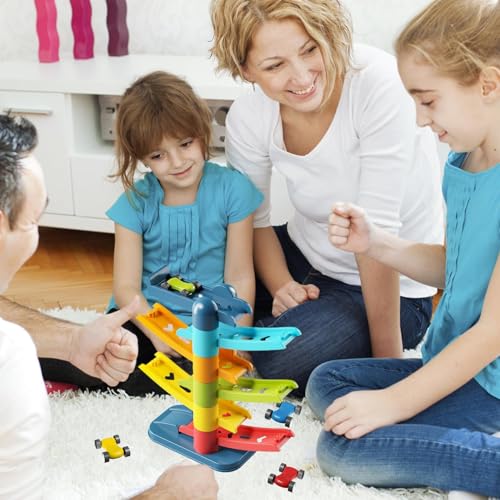 Rennstrecke für Kleinkinder | Rennwagen Set,Interaktives Rampenset Zur Förderung Motorischer Fähigkeiten Lernspielzeug Für Kinder Ab 3 Jahren Rennstrecke für Kleinkinder | Rennwagen Set,Interaktives Rampenset Zur Förderung Motorischer Fähigkeiten Lernspielzeug Für Kinder Ab 3 Jahren von Generisch
