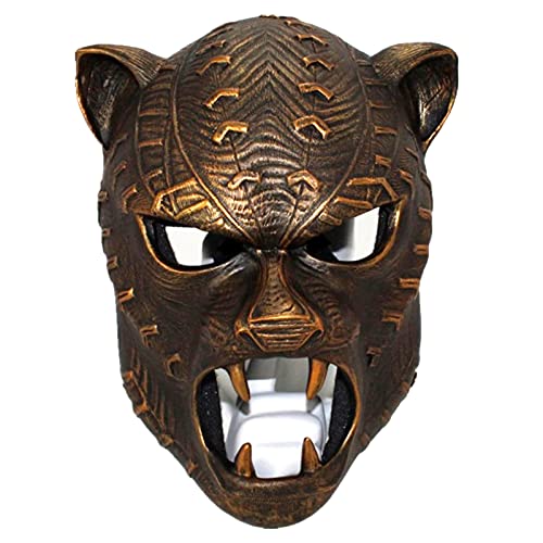 Resin Panther Cosplay Maske Halloween Tanzparty Kostüm Maske Prop (Kupfer) von Generisch