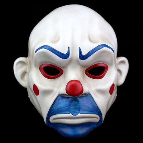 Resin The Räuber Clown Cosplay Maske Halloween Tanzparty Kostüm Maske Requisiten (A) von Generisch