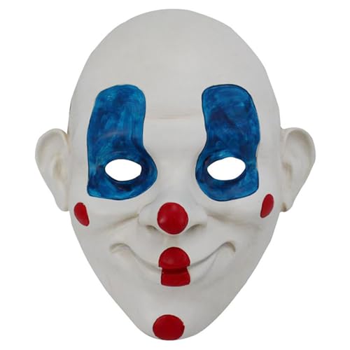 Resin The Räuber Clown Cosplay Maske Halloween Tanzparty Kostüm Maske Requisiten (C) von Generisch