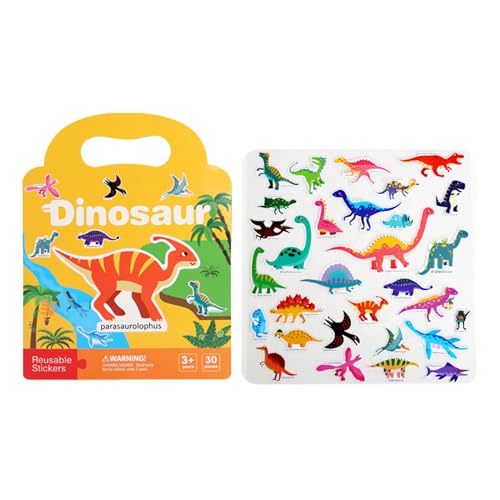 Reusable Sticker Book, Educational Activities for Children, Early Learning Toy, Sticker Set for Fine Motor Skills Development, Interactive Fun for Kids Boys Girls von Generisch