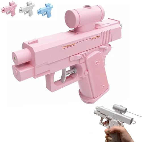 Reverse Water Gun, ausgefallene Wasserpistolen für Freunde, Reverse Waters Guns sprühen von vorne und hinten, kreatives Kampfspielzeug Wasserpistolen Kampf (Pink) von Generisch