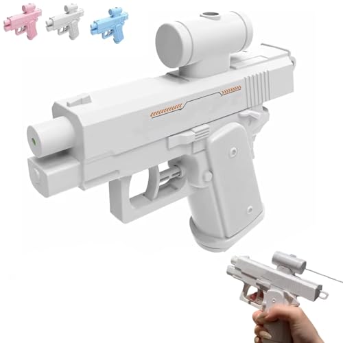 Reverse Water Gun, ausgefallene Wasserpistolen für Freunde, Reverse Waters Guns sprühen von vorne und hinten, kreatives Kampfspielzeug Wasserpistolen Kampf (Weiß) von Generisch