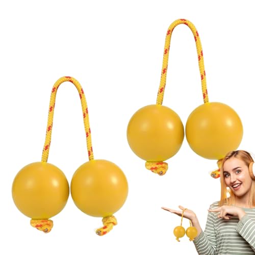 Rhythmischer Ball, Kashaka-Instrument, Kashaka-Instrument, Shaker Rasselball, 2 Paar rhythmische Musik-Ei, ABS-Handpercussion-Instrumente, Doppelkürbis für Kinder und Erwachsene Rhythmischer Ball, Kashaka-Instrument, Kashaka-Instrument, Shaker Rasselball, 2 Paar rhythmische Musik-Ei, ABS-Handpercussion-Instrumente, Doppelkürbis für Kinder und Erwachsene von Generisch