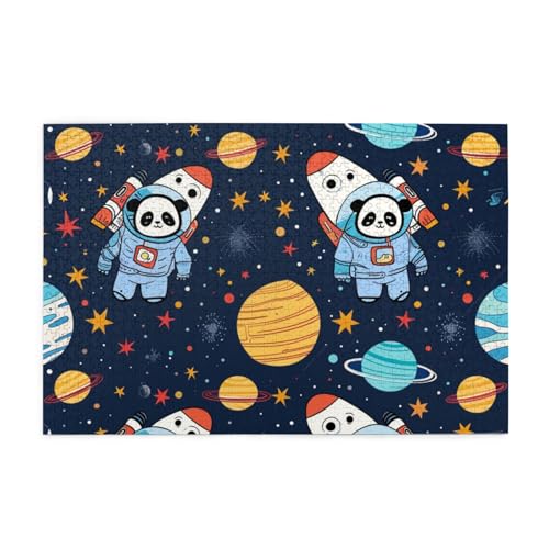 Riesen Panda Astronaut 1000 Teile Puzzle für Erwachsene Holzpuzzles für Erwachsene Geschenke Wohnkultur Riesen Panda Astronaut 1000 Teile Puzzle für Erwachsene Holzpuzzles für Erwachsene Geschenke Wohnkultur von Generisch