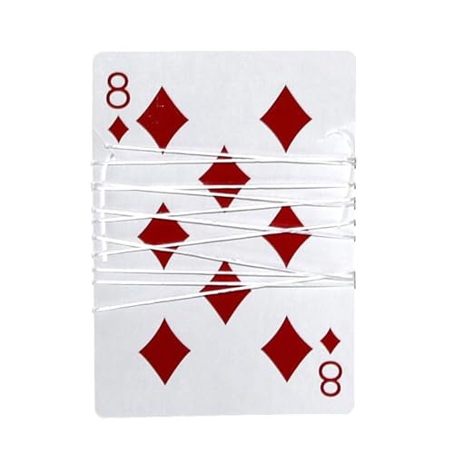 Rising Card Illusion Prop - Selbstschwebender magischer Spielkartentrick für Straßenkünstler & Bühnenshows - Paper Gimmick von Generisch