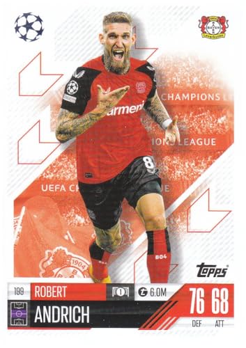 Robert Andrich Leverkusen defensives Mittelfeld Topps Fußball Sammelkarte 199 Robert Andrich Leverkusen defensives Mittelfeld Topps Fußball Sammelkarte 199 von Generisch