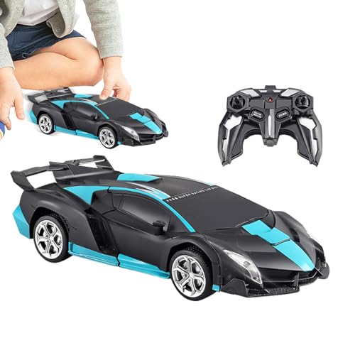 Roboter RC Auto | Elektrisches Transformations Roboter RC Auto Mit Licht - Interaktives Lernspielzeug Rollenspiele Drinnen Draußen Garten Schule von Generisch