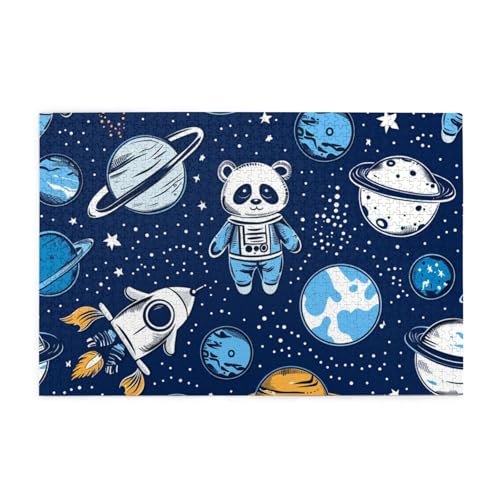 Rocket Giant Panda Astronaut 1000 Teile Puzzle für Erwachsene Holzpuzzles für Erwachsene Geschenke Wohnkultur Rocket Giant Panda Astronaut 1000 Teile Puzzle für Erwachsene Holzpuzzles für Erwachsene Geschenke Wohnkultur von Generisch