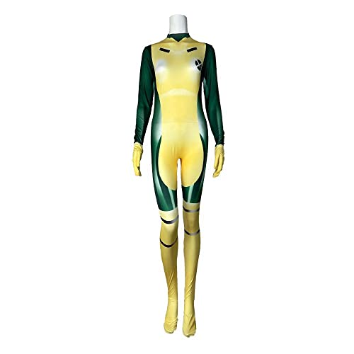 Rogue Xmens Cosplay Bodysuit Halloween Anime Kostüm Einteiler Anime Rollenspiel Fancy Outfits Jumpsuit Rogue Xmens Cosplay Bodysuit Halloween Anime Kostüm Einteiler Anime Rollenspiel Fancy Outfits Jumpsuit von Generisch