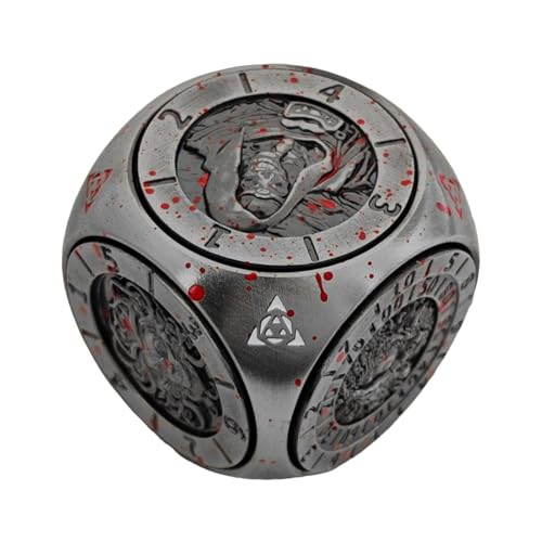 Rollenspiel Würfel | Polyedrisches Metallisches Würfelset Mit Magnetischer Box - Leichtes Zubehör Für Freizeit Zuhause Gesellschaftsspiele Kneipe Wettbewerb Rollenspiel Würfel | Polyedrisches Metallisches Würfelset Mit Magnetischer Box - Leichtes Zubehör Für Freizeit Zuhause Gesellschaftsspiele Kneipe Wettbewerb von Generisch