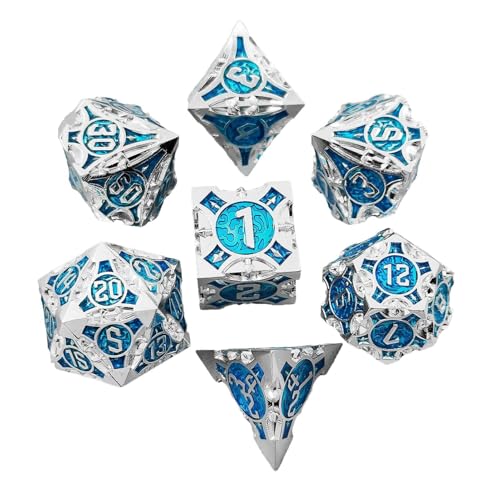 Rollenspiel Würfel | Rollenspiel Würfel | Mehrsiedler Spielwürfler Set | 7x Colorfumultipurpose Mehrsideer Würfelset, 7x Lustiges Tragbares Kinderspielzeug, Farbenfrohe Würfel -Set Für Brettspiele, Fr von Generisch