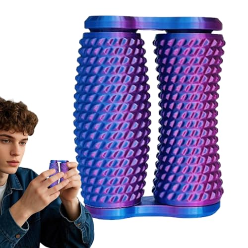 Roller Fidget Toy, 3D Printed Finger Roller, Sensory Tactile Tool with Smooth Action, Stress Companion for Teens, Students, Seniors, Long Meetings, 3.15x2.68 inches von Generisch