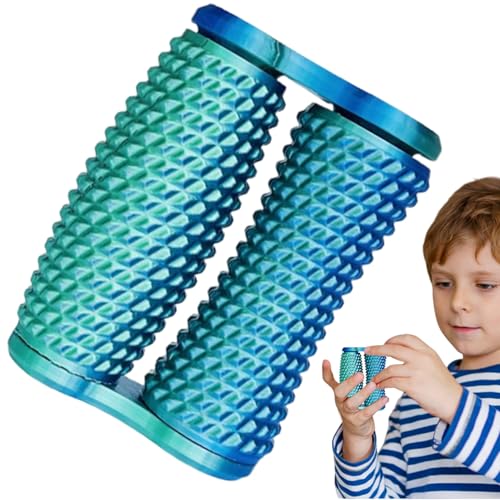 Roller Fidget Toy, 3D Printed Finger Roller, Sensory Tactile Tool with Smooth Action, Stress Companion for Teens, Students, Seniors, Long Meetings, 3.15x2.68 inches von Generisch