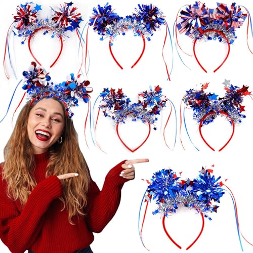 Rot weiß und blaues Haar Reifen, patriotische Kopfbedeckung,4. Juli Kopfbedeckung - Klassisches Design patriotisches Haarband, bequem für Männer, Frauen und Kinder zu tragen zu tragen Rot weiß und blaues Haar Reifen, patriotische Kopfbedeckung,4. Juli Kopfbedeckung - Klassisches Design patriotisches Haarband, bequem für Männer, Frauen und Kinder zu tragen zu tragen von Generisch