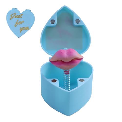Rote Lippen in Einer Box, 3D Gedruckte Rote Lippen in Einer Überraschungs Pop up Geschenkbox | Red Lips Gag in a Box, Würge Gimmick Requisiten, Streich Überraschungsspielzeug für den Valentinstag Rote Lippen in Einer Box, 3D Gedruckte Rote Lippen in Einer Überraschungs Pop up Geschenkbox | Red Lips Gag in a Box, Würge Gimmick Requisiten, Streich Überraschungsspielzeug für den Valentinstag von Generisch