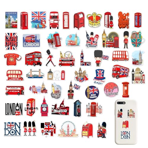 Roter Bus-Aufkleber – Wasserfeste Aufkleber für | Wasserflaschen, Laptops, Computer, Skateboards, Autos, London Red Bus-Aufkleber mit britischer Flagge Roter Bus-Aufkleber – Wasserfeste Aufkleber für | Wasserflaschen, Laptops, Computer, Skateboards, Autos, London Red Bus-Aufkleber mit britischer Flagge von Generisch