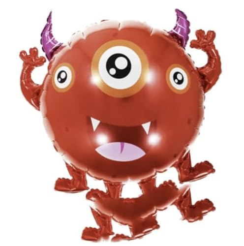 Roter Monster-Folienballon 57x59 cm - Monsterparty - Mottoparty - Kindergeburtstag - Monster Roter Monster-Folienballon 57x59 cm - Monsterparty - Mottoparty - Kindergeburtstag - Monster von Generisch