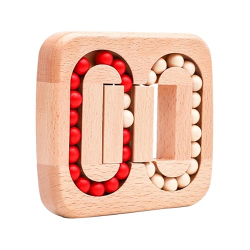 Rotierende magische Bohne Fingerspitze, hölzerne Spinnerei Magie Würfel Spielzeug zu entlasten Stress Angst, lustige Bohne Brain Teaser, Würfel rotierenden Puzzle Fidget Spielzeug (3) von Generisch